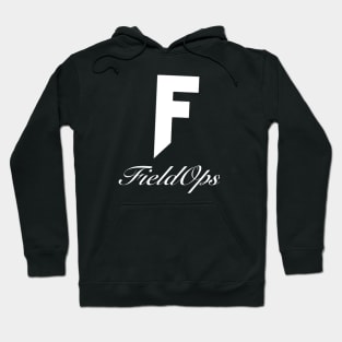 FieldOps Logo + Signature (White) Hoodie